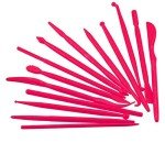 yueton 14pcs Set Plastic Crafts Clay Modeling Tool for Shaping and Sculpting (Hot Pink)