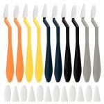 5 Sets 110PCS Sketch Drawing Tools Blending Stumps for Drawing Supplies, Paper Art Blenders Sketch Drawing Tools with Sketch Wipe Scrapers Rub Sponge Wiper Pencils for Artist