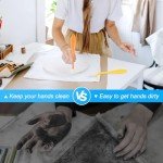 5 Sets 110PCS Sketch Drawing Tools Blending Stumps for Drawing Supplies, Paper Art Blenders Sketch Drawing Tools with Sketch Wipe Scrapers Rub Sponge Wiper Pencils for Artist