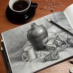 dainayw Professional Drawing Sketching Pencil Set, 12 Pieces Art Pencils 10B, 8B, 6B, 5B, 4B, 3B, 2B, B, HB, 2H, 4H, 6H Graphite Shading Pencils for Beginners & Pro Artists