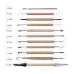 LANGQUN 35pcs Clay Sculpting and Pottery Tools Kit - Air Dry and Polymer Clay Dotting Tools - Ceramic Supplies for Modeling and Shaping - For Kids and Adults