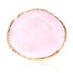 Abeillo Resin Nail Art Palette, Nail Polish Palette Nail Painting Mixed Color Palette Gilded Edge Nail Art Color Mixing Tray DIY Nail Gel Makeup Display Board Pallet for Nail Art