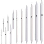 FEBSNOW 12 Pcs Blending Stump and Tortillions, Paper Art Blenders, Art Pencils, Drawing Pencils for Artists Student Sketch Drawing Tools, Drawing Supplies