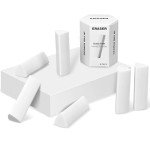 Pencil Erasers, White Erasers for Art, School, Office, Pack of 6