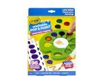 Crayola Watercolor Pop & Paint Palette, Washable Paint Kit, Less Mess Watercolor Paint Set for Kids, Arts & Crafts, Toddler Gifts