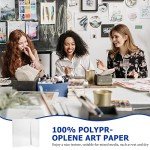 Fuutreo 20 Sheets Watercolor Paper Large 140 lb Heavyweight Drawing Paper White Painting Art Supply for Beginners, Artists and Professionals(22 x 30 Inch)