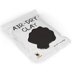 Cutedeer Black Air Dry Clay, 1.1lb Foam Modeling Clay, Soft Squishy Molding for Kids Adults, Arts & Crafts Project Slime Supplies(1.1lb - 1 Pack, Black)