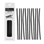 Pacific Arc Artist Vine Charcoal, Medium, Black 12 Pieces, Artist Vine Charcoal Sticks, Medium and Smooth Drawing Charcoal