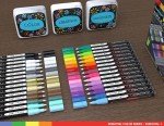 TOOLI-ART Acrylic Paint Pens Assorted Vibrant Markers for Rock Painting, Canvas, Glass, Mugs, Wood, Fabric, Metal, Ceramics. Non Toxic, Quick Dry, Multi-Surface, Lightfast (EXTRA FINE)