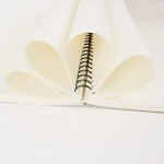 CONDA 8.5"x11" Sketch Book, 100 Sheets (68 lb/100gsm), Spiral Bound Artist Sketch Pad, Durable Acid Free Drawing Paper for Drawing Painting
