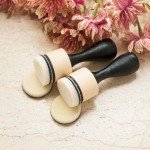 Brown Blending Tool,Art Supplies for Distressing Blending and More Control of Ink Placement Compact No More Inky Fingers,Mini Round Ink Blending Tool,Versatile Inking Tools Drawing,Art Blenders