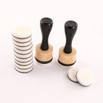 Brown Blending Tool,Art Supplies for Distressing Blending and More Control of Ink Placement Compact No More Inky Fingers,Mini Round Ink Blending Tool,Versatile Inking Tools Drawing,Art Blenders