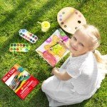 40 Pack Stretched Canvas Boards for Painting 8 of 4x4, 5X 7, 8x10, 9x12, 11x14 Art Blank Canvases, Gesso Primed 100% Cotton Canvas Panels for Acrylic Oil Watercolor Adults & Kids