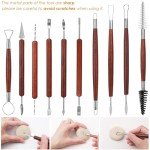 Blisstime 42pcs Pottery Tools, Clay Tools, Sculpting Tools, Pottery Kit, Air Dry Clay Tools, Pottery Clay Kit for Pottery Wheel, DIY Arts and Crafts