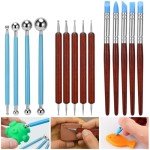 Blisstime 42pcs Pottery Tools, Clay Tools, Sculpting Tools, Pottery Kit, Air Dry Clay Tools, Pottery Clay Kit for Pottery Wheel, DIY Arts and Crafts