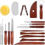 Blisstime 42pcs Pottery Tools, Clay Tools, Sculpting Tools, Pottery Kit, Air Dry Clay Tools, Pottery Clay Kit for Pottery Wheel, DIY Arts and Crafts
