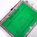 Arches Watercolor Paper Block, Cold Press, 12" x 16", 140 pound