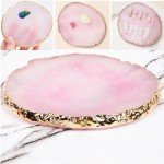 SQULIGT Resin Nail Art Palette with UV Gel Gradient Sponges Pens (White Handle, 4 Pcs Replacement Head), Nail Sponges for Ombre Double Head Brush for Nail Art Manicure DIY Tools