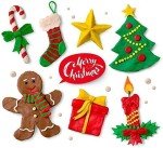 CiaraQ Small Modeling Clay Set, 12 Colors Safe & Non-Toxic Oven Bake Polymer Clay Starter Kit for Kids/Beginners