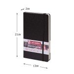 Talens Art Creation Sketchbook 80 Sheets, 13 cm x 21 cm, Black