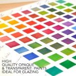 CHROMATEK Watercolor Paint Set - 48 Piece Kit for Adults, Beginners & Professional Artists - 48 x 12ml Liquid Water Color Tubes - Richly Pigmented Vibrant Colors - Art Supplies