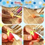 UUSYCUN 9PCS Clay Tools for Kids & Adult, UUSYCUN Plastic Air Dry Clay Tool Kit, Double-Head Sculpting Tools for Pottery, Polymer, Air Dry Clay, Modeling, Shaping, Cake Decoration