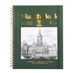 Ddaowanx 9" x 12" Sketch Book, 100 Sheets Spiral Bound Art Sketchbook with Pockets, (68lb/100gsm) Acid Free Artist Drawing Pad Paper Painting Sketching Pad,Gifts for Kids Adults Beginners