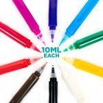 Yes Horizon Group USA Suncatcher Paint Pens 10 Pack, 10mL Nontoxic Suncatcher Paint Pens for Window Art, Window Art Paint Refill, Paint Projects, Suncatchers Sold Separately