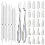 Blending Stump, Kneaded Eraser 28Pcs Sketch Drawing Tools Sketch Wiper Set Blending Tools Art Blenders Set Blender Pencil Oil Pastel Shading Pencils Soft Paper Felts Sketchs Blender Sticks for Artist