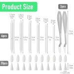 Blending Stump, Kneaded Eraser 28Pcs Sketch Drawing Tools Sketch Wiper Set Blending Tools Art Blenders Set Blender Pencil Oil Pastel Shading Pencils Soft Paper Felts Sketchs Blender Sticks for Artist