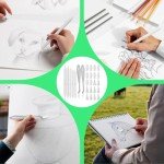 Blending Stump, Kneaded Eraser 28Pcs Sketch Drawing Tools Sketch Wiper Set Blending Tools Art Blenders Set Blender Pencil Oil Pastel Shading Pencils Soft Paper Felts Sketchs Blender Sticks for Artist