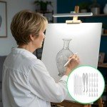 Blending Stump, Kneaded Eraser 28Pcs Sketch Drawing Tools Sketch Wiper Set Blending Tools Art Blenders Set Blender Pencil Oil Pastel Shading Pencils Soft Paper Felts Sketchs Blender Sticks for Artist