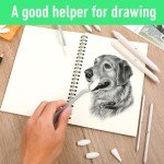 Blending Stump, Kneaded Eraser 28Pcs Sketch Drawing Tools Sketch Wiper Set Blending Tools Art Blenders Set Blender Pencil Oil Pastel Shading Pencils Soft Paper Felts Sketchs Blender Sticks for Artist