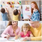 50 Sheets Cotton Watercolor Paper, A5 Cold Pressed/140lb (300gsm) 100% Cotton 6 Hole-Punched Water Color Paper Bulk Acid Free Art Paper for Artists Adults Students Drawing Supplies