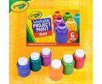 Crayola Washable Kids Paint (6ct), Essential Preschool Supplies, Paint Set for Kids, Must Have Arts & Crafts Supplies, Nontoxic, Preschool Learning Activities for Toddlers