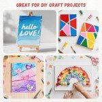 Simetufy 48 Pack 8 x 10 inch Canvas Boards for Painting Canvas Panels - Gesso Primed Acid-Free 100% Cotton for Acrylics Oil Watercolor Tempera Paints