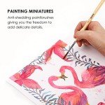 Grabie Paint Brush Set, 11 Pcs Miniature Brushes for Fine Detailing & Art Painting - Acrylic, Watercolor, Oil, Models and Gouache