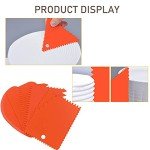 LRONG 6PCS Pottery Tools Plastic Clay Scraper Set Scraping Handle Carved Soft Clay Sculpture Knife Industrial Clay Scraper Sculpture Tool