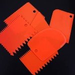 LRONG 6PCS Pottery Tools Plastic Clay Scraper Set Scraping Handle Carved Soft Clay Sculpture Knife Industrial Clay Scraper Sculpture Tool