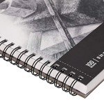 Amazon Basics Sketch Pad for Artists, 67 lb. / 100 gsm, 100 Sheets, 9"x12", White