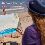 ESRICH Canvas Boards for Painting 8x10 Inch, 56 Pack Bulk 8x10 Inch Canvases for Painting- Cotton Canvas Panels for Oil, Acrylic & Watercolor Painting.