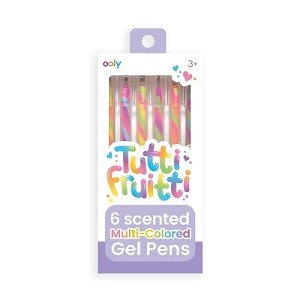 Ooly Scented Tutti Fruitti Color Changing Gel Pens Set of 6-1.00mm NIB, Color Changing as you Write, Pens for Kids, Adults, Art and Stationery Supplies