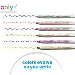 Ooly Scented Tutti Fruitti Color Changing Gel Pens Set of 6-1.00mm NIB, Color Changing as you Write, Pens for Kids, Adults, Art and Stationery Supplies