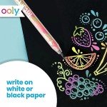 Ooly Scented Tutti Fruitti Color Changing Gel Pens Set of 6-1.00mm NIB, Color Changing as you Write, Pens for Kids, Adults, Art and Stationery Supplies