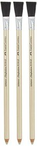 Faber-Castell Faber Castell Perfection Eraser Pencil With Brush (3-Pack)
