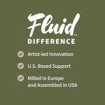 Fluid Watercolor Paper Block, 4 x 6 inches, 15 Sheets, 140 lb (300 GSM) Cold Press Pad for Artist Painting and Wet Media