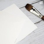 Fluid Watercolor Paper Block, 4 x 6 inches, 15 Sheets, 140 lb (300 GSM) Cold Press Pad for Artist Painting and Wet Media