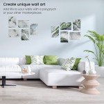 ARTEZA Canvas Boards for Painting, 8 x 10 Inches, Pack of 14, Blank White Canvas Panels for Acrylic, Oil, Gouache, and Tempera Painting Projects