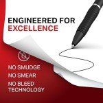 Sharpie S-Gel Drawing Pens Writing Ink For Journaling Coloring Bold Point (1.0Mm) Black Ink 12 Count