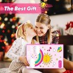 iBayam Art Supplies, 149-Pack Drawing Kit Painting Art Set Art Kits Gifts Box, Arts and Crafts for Kids Girls Boys, with Coloring Book, Crayons, Pastels, Pencils, Watercolor Pens (Pink)